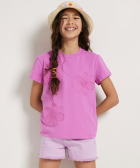t-shirt met bloemen embroidery