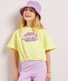 kort t-shirt met print