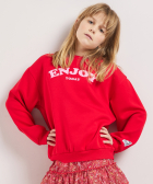 zachte trui met opdruk