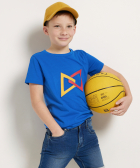 t-shirt met embossprint