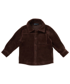 rib velvet blouse