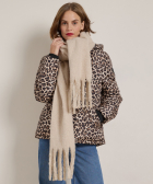 glitter sjaal met franjes