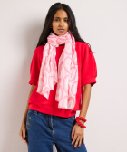 sjaal met retro print