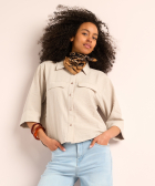 modesjaal met print