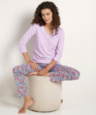 pyjama set: uni + print