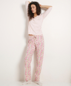 pyjama set: uni + print