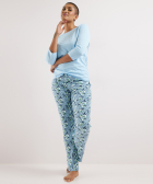 pyjama set print + uni