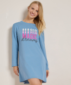 bigshirt met lange mouwen