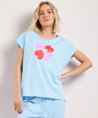 pyjama t-shirt met opdruk