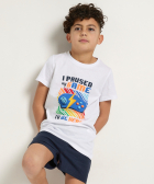 shortama set met print